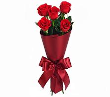 Букет 5 Красных роз Эдлесс Лав в Нижнее Хорошово
