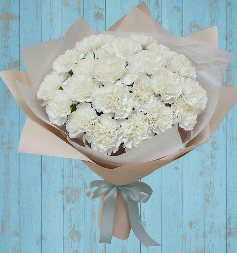 Букет цветов из: Гвоздики в Нижнее Хорошово