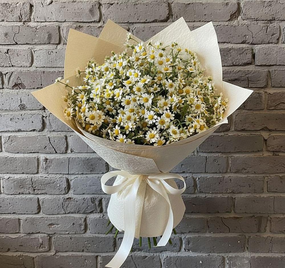 Букет цветов из: Ромашки в Нижнее Хорошово