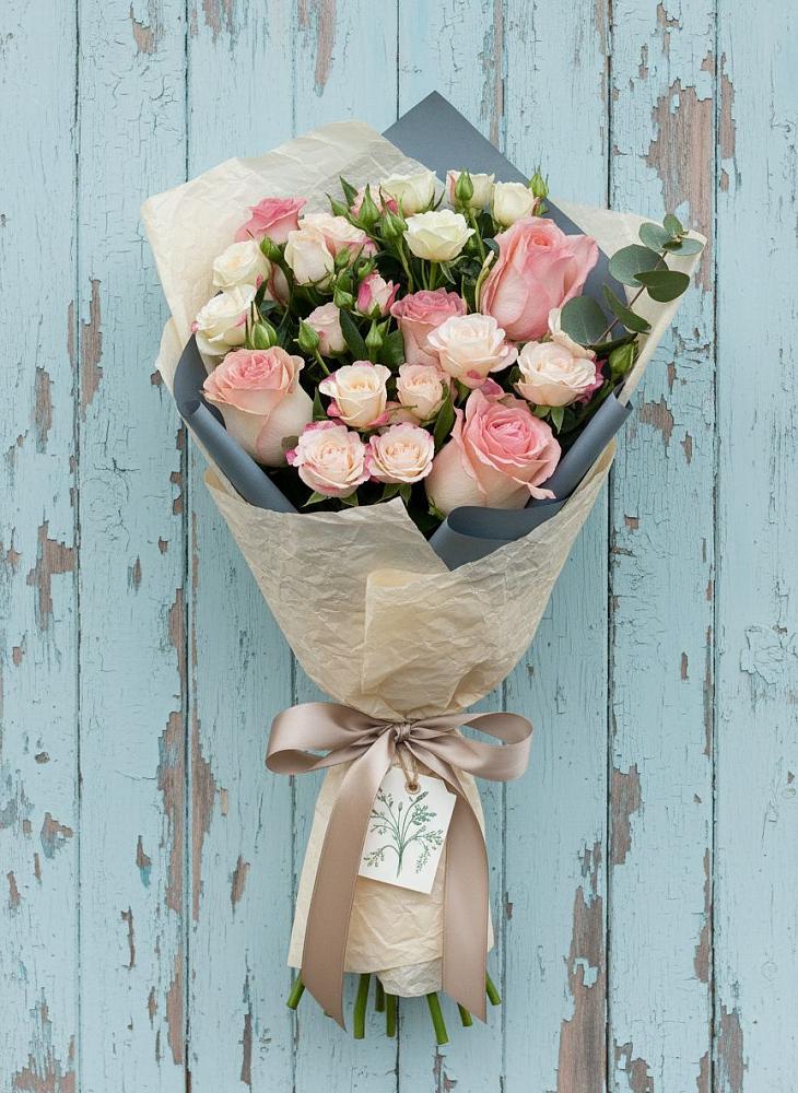 Букет цветов из: Розы в Нижнее Хорошово