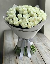 Букет 35 Белых роз в Нижнее Хорошово