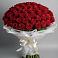 Букет 101 Красная роза Блэк Мэджик в Нижнее Хорошово