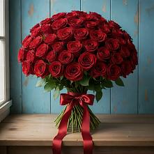 Букет Красные розы Блэк Меджик в Нижнее Хорошово