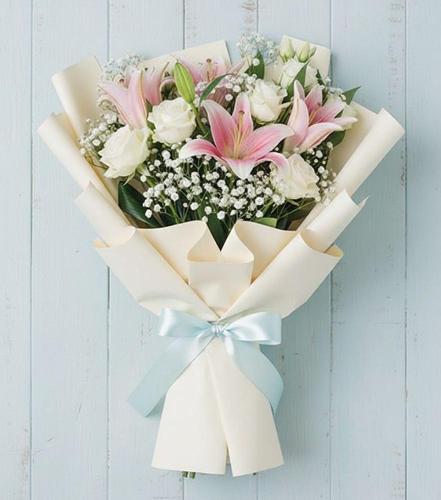 Букет цветов из: Лилии в Нижнее Хорошово