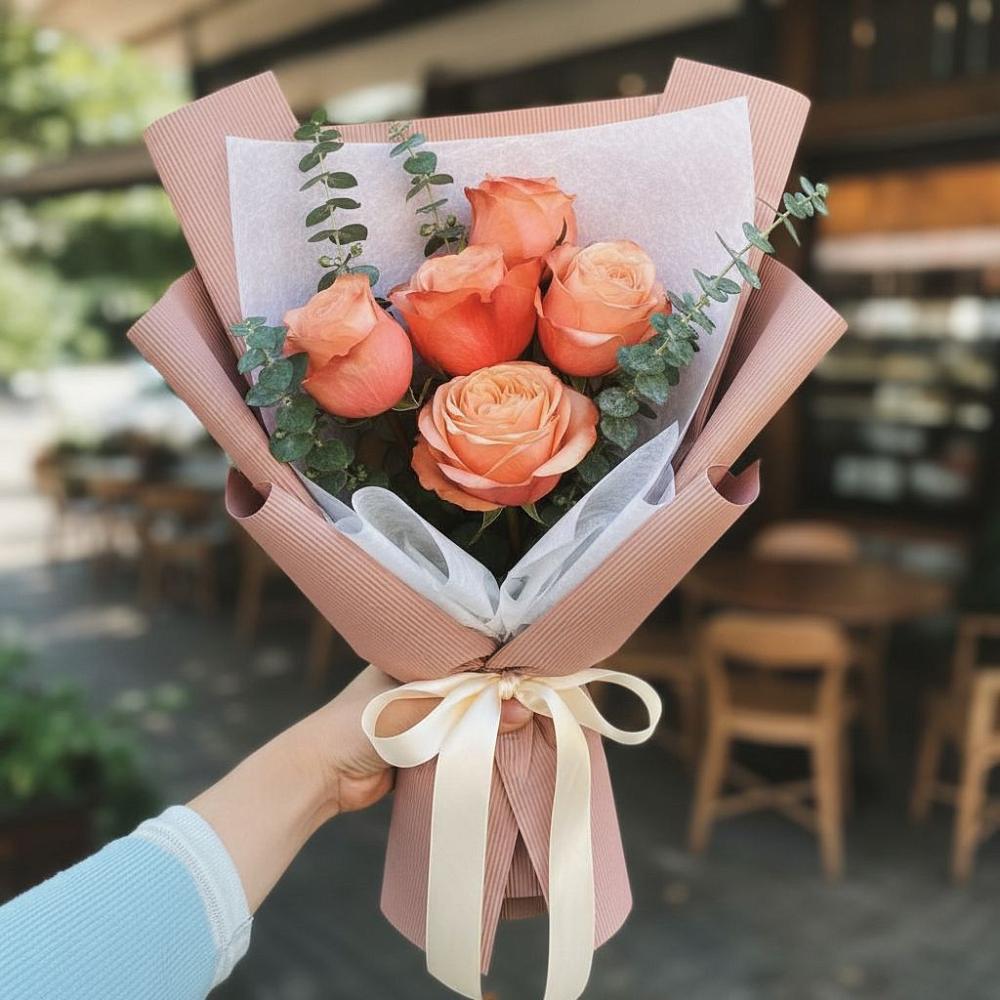 Букет цветов из: Розы в Нижнее Хорошово