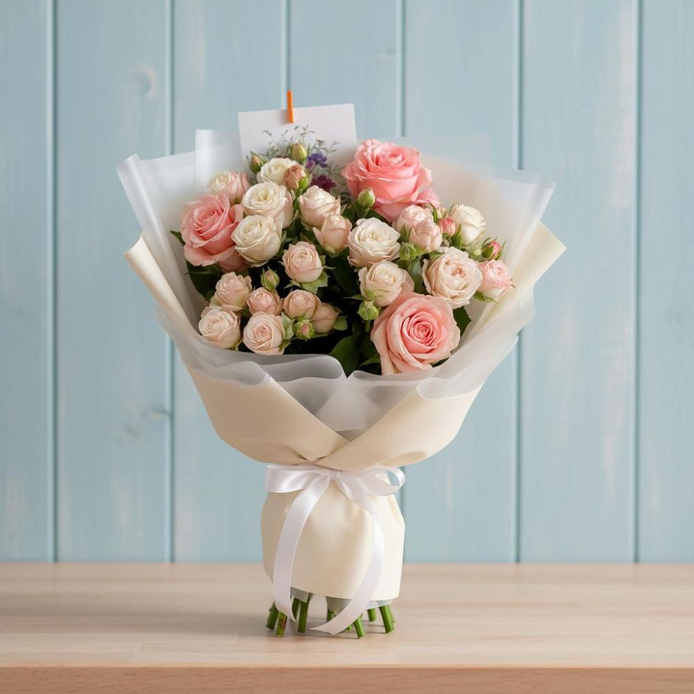 Букет цветов из: Розы в Нижнее Хорошово