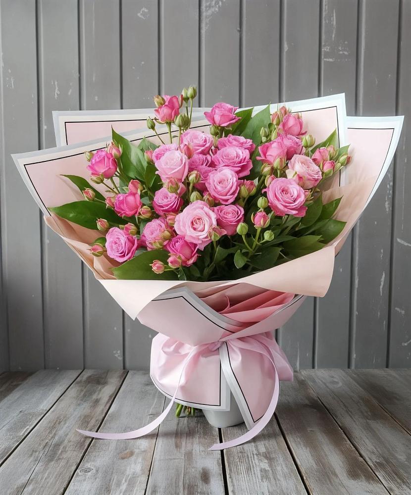 Букет Розовый кустик в Нижнее Хорошово