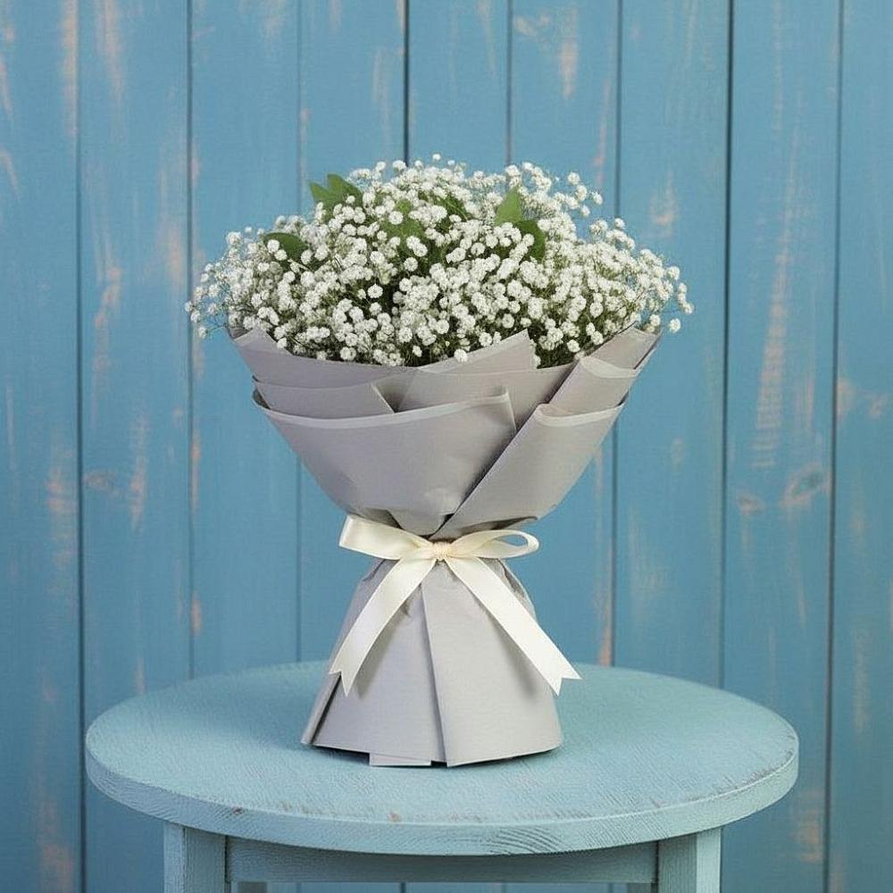 Букет цветов из: Гипсофила в Нижнее Хорошово