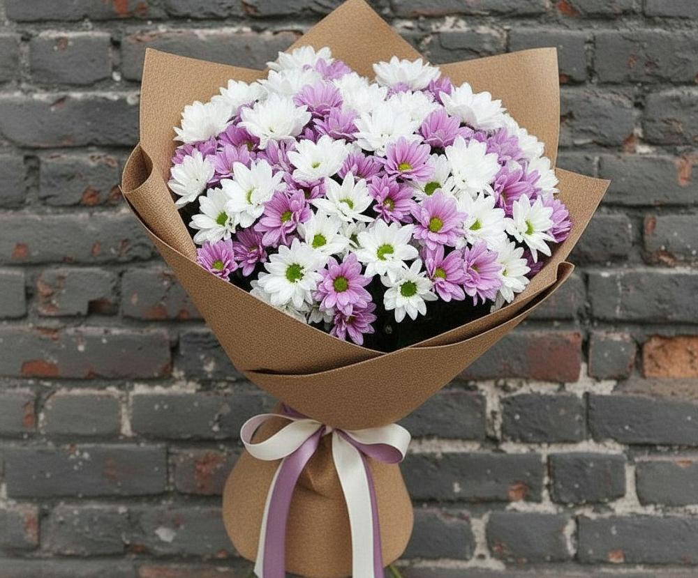 Букет цветов из: Хризантемы в Нижнее Хорошово