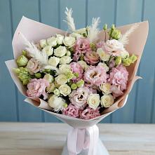 Букет цветов из:  Альстромерии и Розы в Нижнее Хорошово