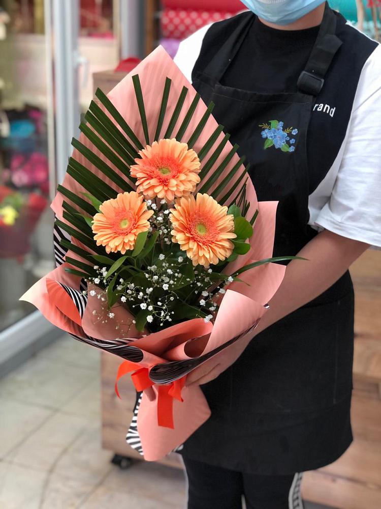 Букет цветов из: Герберы в Нижнее Хорошово