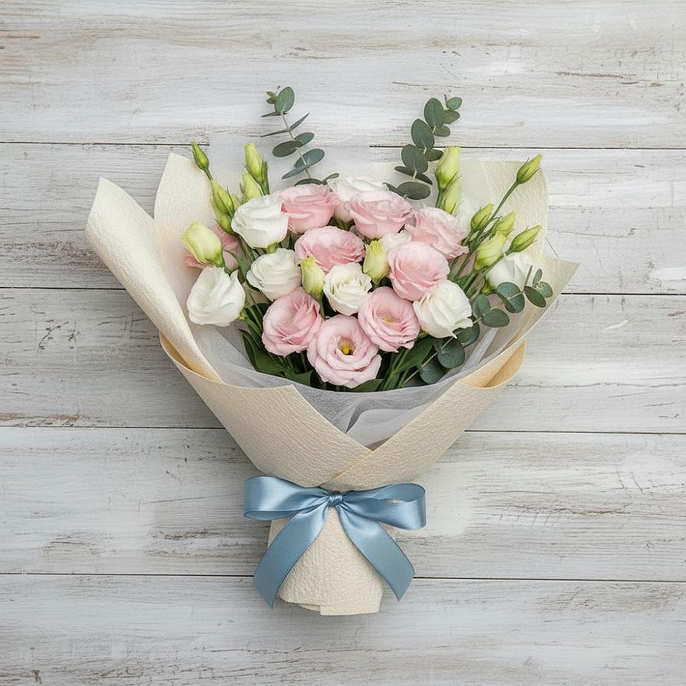 Букет цветов из: Лизиантусы в Нижнее Хорошово